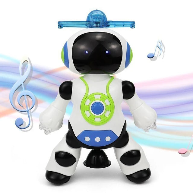 Dancing Robot with Flashing Lights, Music, and Movable Arms and Legs