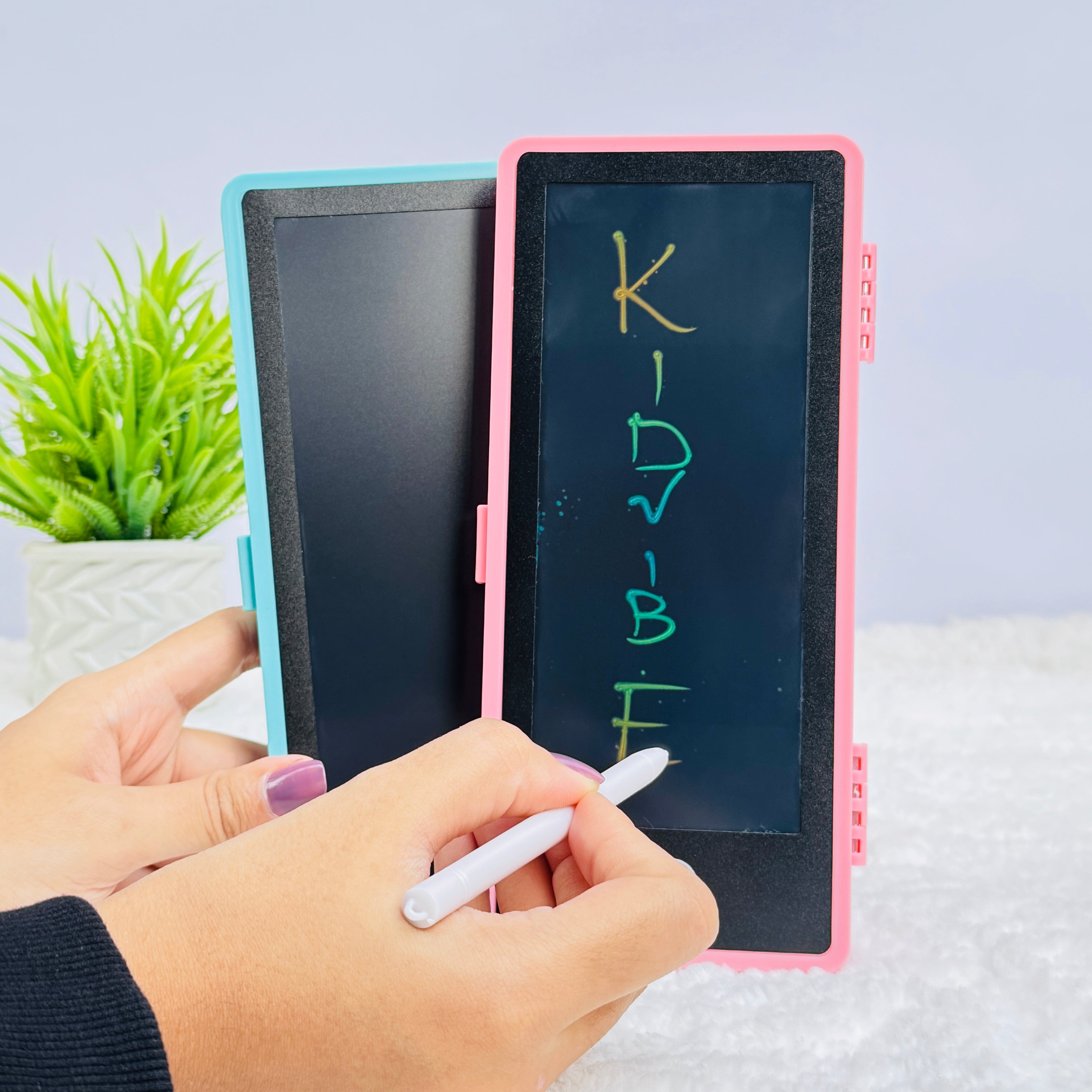 Pencil Box with Built-in Writing Tab