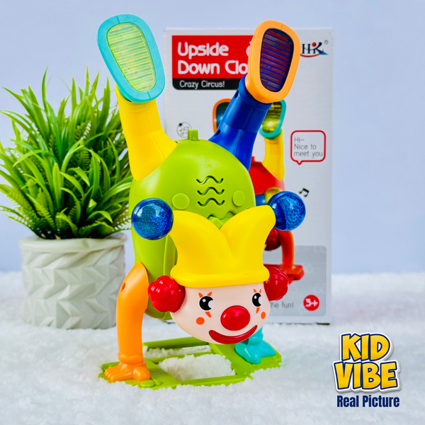 Upside Down Walking Clown – Fun, Music & Lights