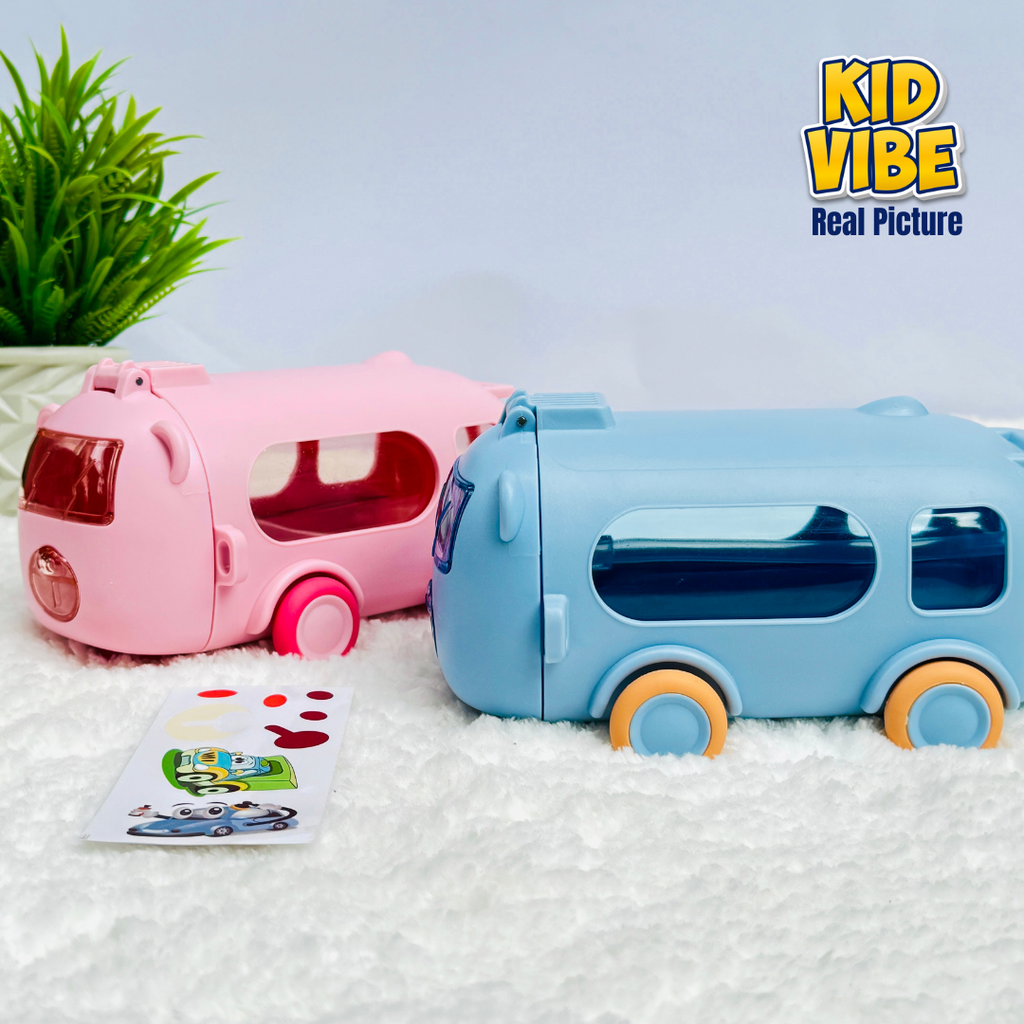 Bus-Shaped Premium Water Bottle for Kids