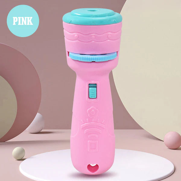 Kids Fun Projector Torch Cartoon Light Up