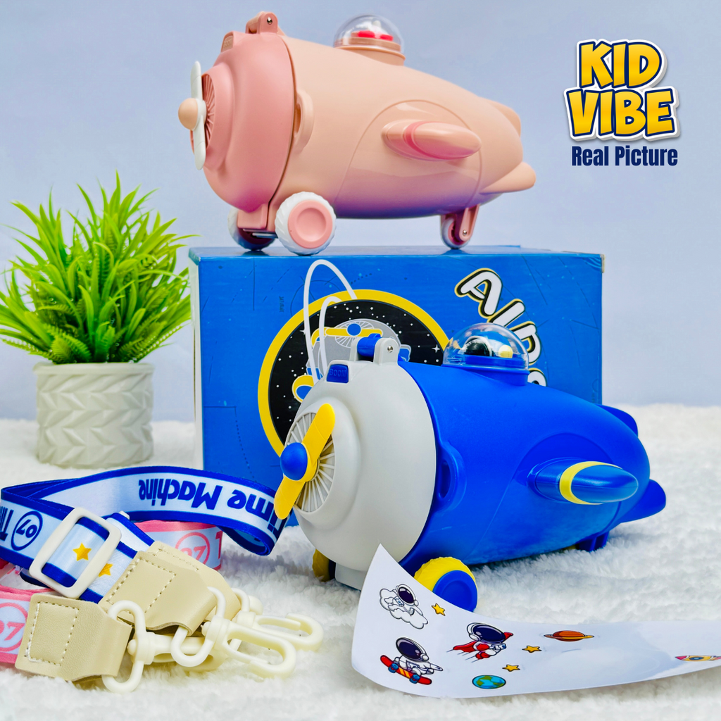 Aeroplane-Shaped Premiuim Water Bottle for Kids