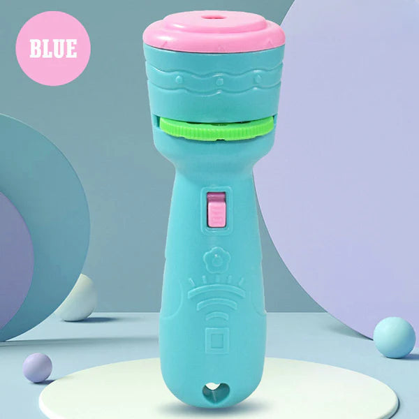 Kids Fun Projector Torch Cartoon Light Up