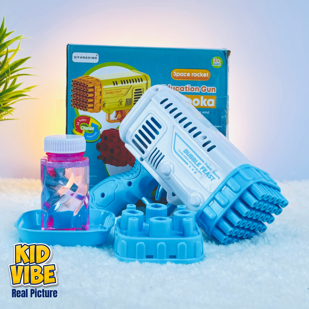 36 Hole Bazooka Bubble Machine Gun Toy