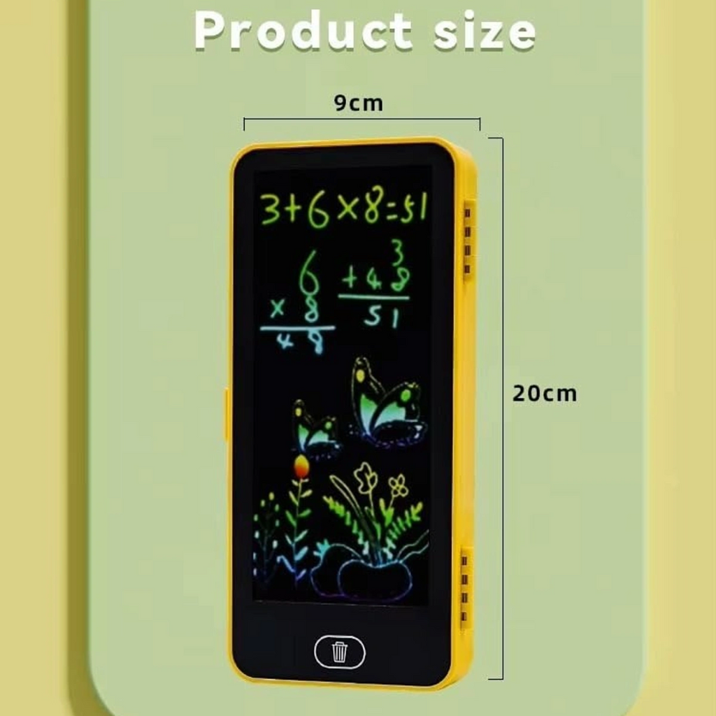 Pencil Box with Built-in Writing Tab