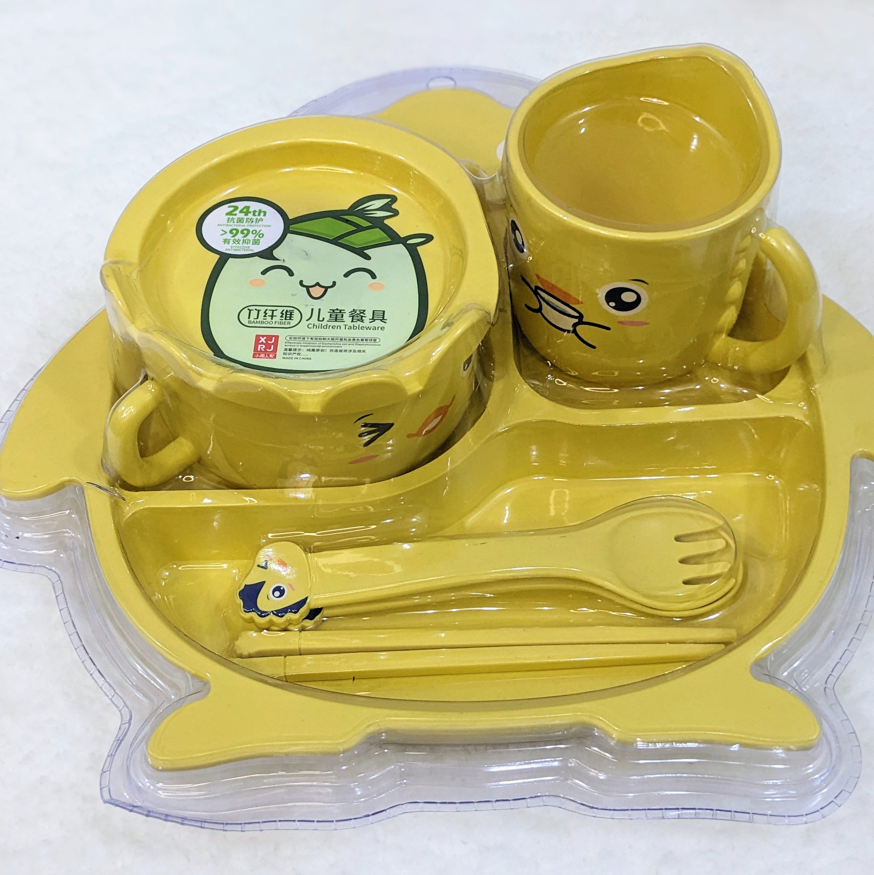Unbreakable Cup Bowl Plate Set for Kids – Imported, High-Grade, and Eco-Friendly
